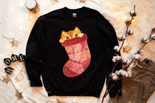 Cute Winter Cats Sweatshirt - Wear and Wander