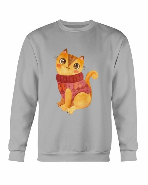 Cute Winter Cats Sweatshirt - Wear and Wander