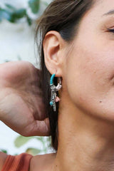 Dainty Feather Hoop Earrings - Wear and Wander