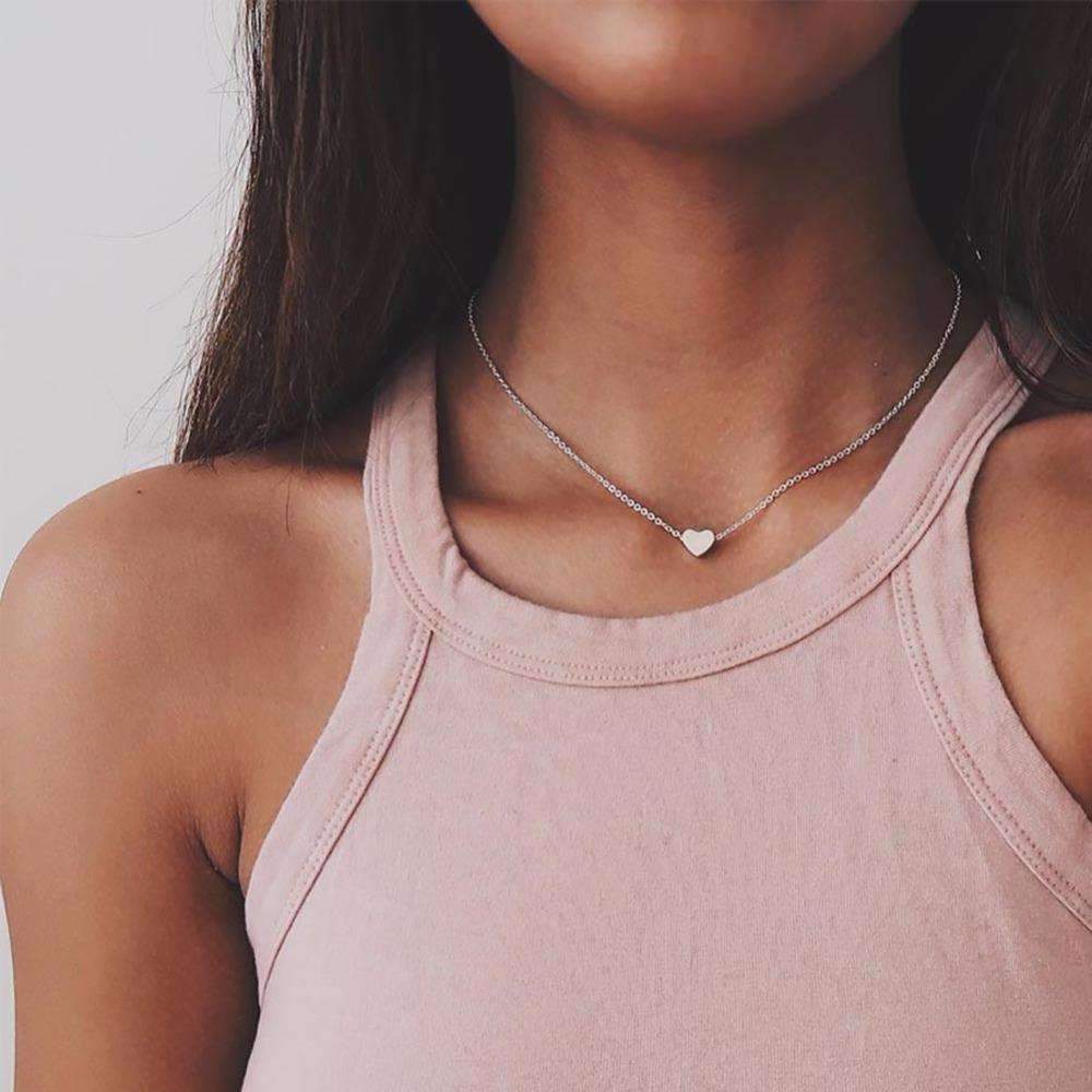 Dainty Heart Chain - Wear and Wander