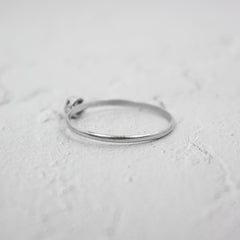 Dainty Iolite Solitaire Sterling Silver Ring - Wear and Wander