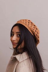 Darling Crochet Knitted Beret - Wear and Wander