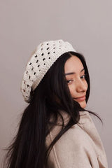 Darling Crochet Knitted Beret - Wear and Wander