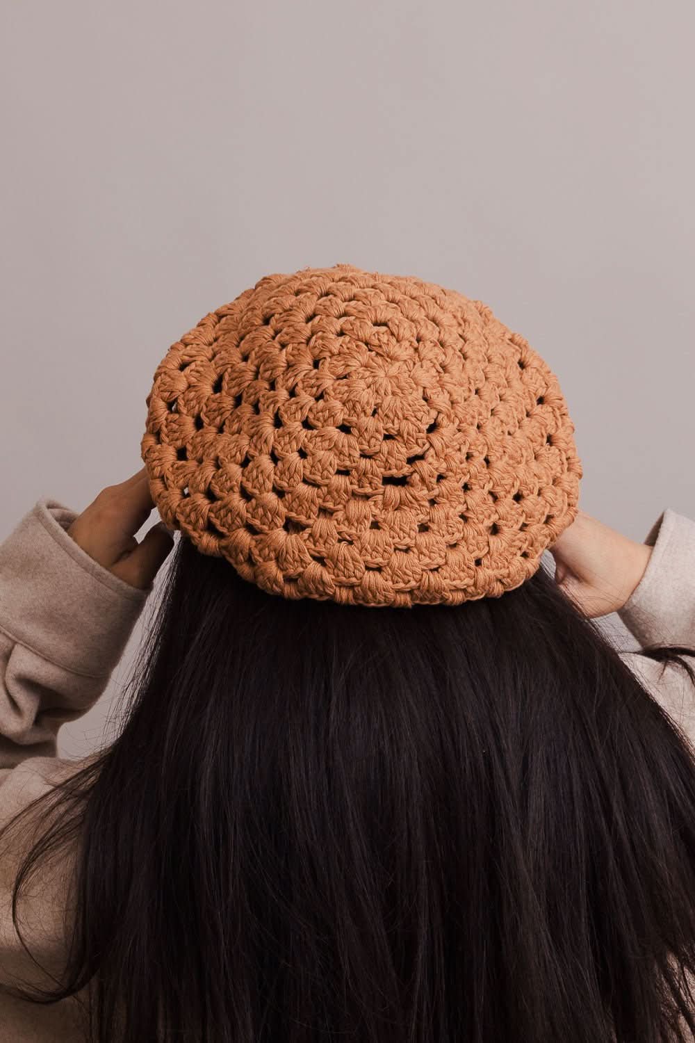 Darling Crochet Knitted Beret - Wear and Wander