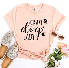 Camiseta de la señora loca del perro