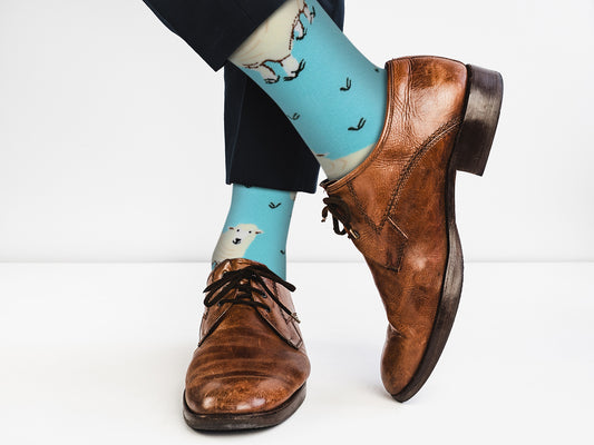 Sick Socks – Sheep – Down on the Farm Casual Dress Socks