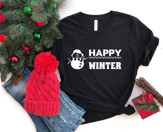 Camiseta feliz invierno 