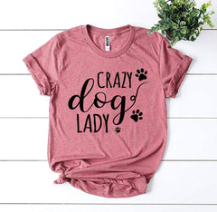 Camiseta de la señora loca del perro