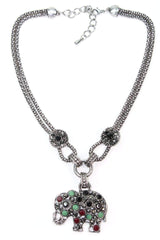 Dazzling Elephant Necklace - Wear and Wander