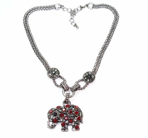 Dazzling Elephant Necklace - Wear and Wander