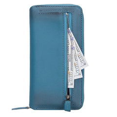 Detachable Leather Zipper Wallet Cases for Apple iPhone 13 Series - Wear and Wander