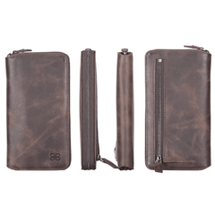 Detachable Leather Zipper Wallet Cases for Apple iPhone 13 Series - Wear and Wander