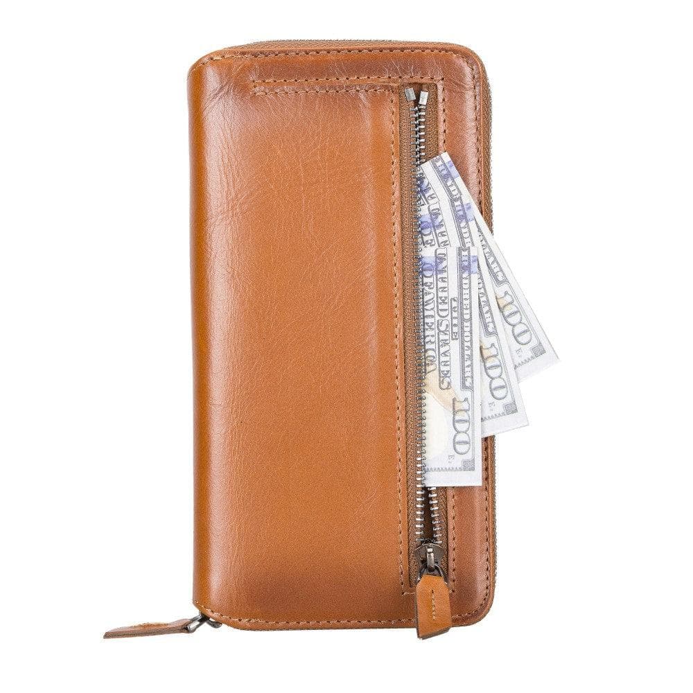 Detachable Leather Zipper Wallet Cases for Apple iPhone 13 Series - Wear and Wander