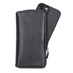 Detachable Leather Zipper Wallet Cases for Apple iPhone 13 Series - Wear and Wander