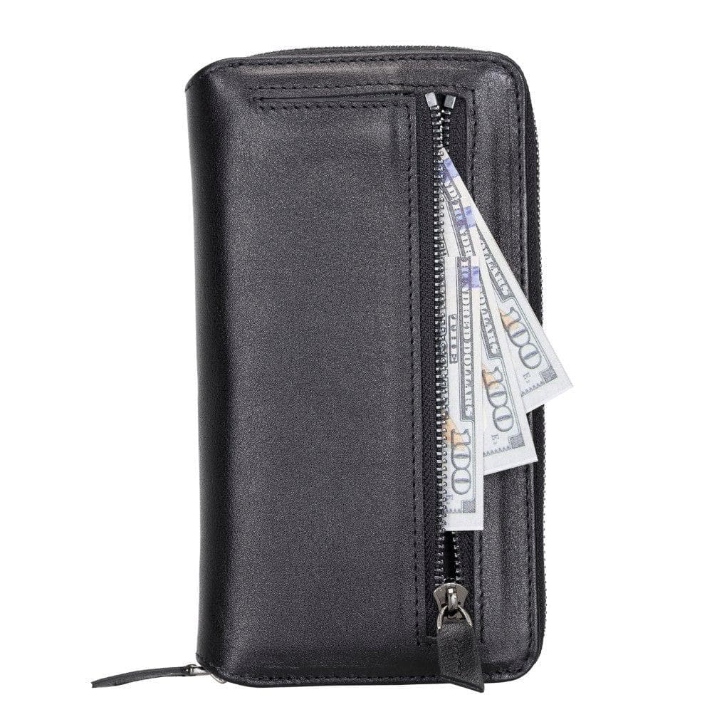 Detachable Leather Zipper Wallet Cases for Apple iPhone 13 Series - Wear and Wander