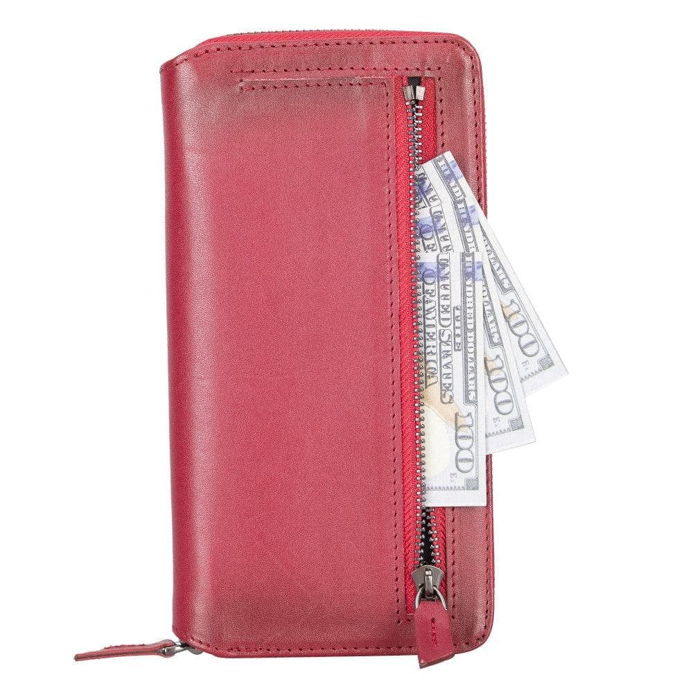 Detachable Leather Zipper Wallet Cases for Apple iPhone 13 Series - Wear and Wander