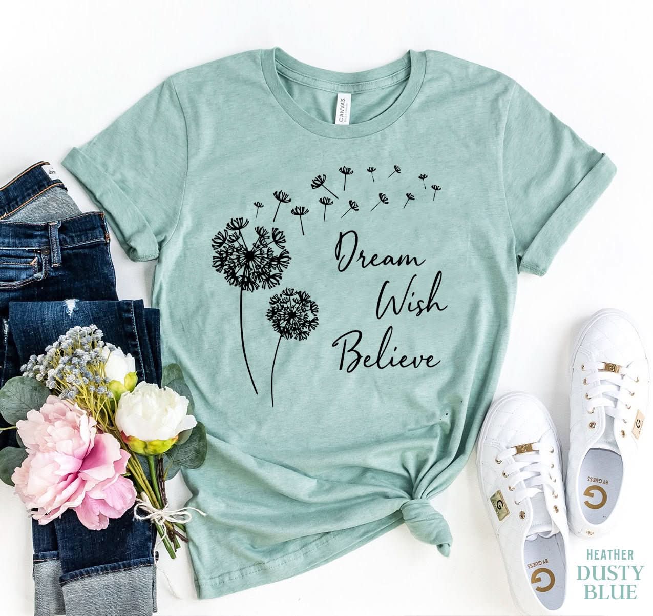 Dream Wish Believe T-shirt - Wear and Wander