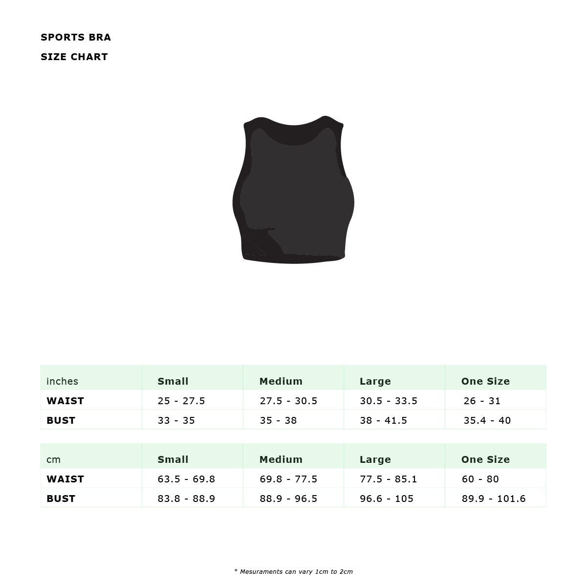 DRIZZLE SPORTS BRA - Wear and Wander