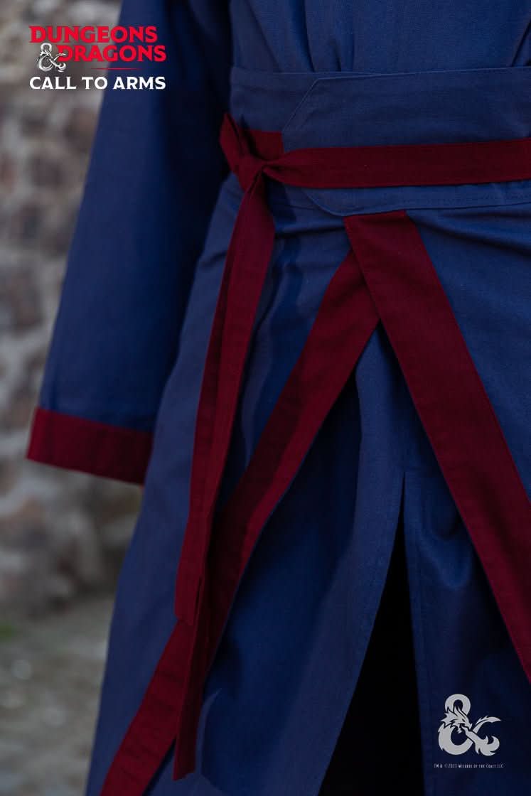 Dungeons & Dragons Wizard Battle Skirt Dark Blue/Bordeaux - Wear and Wander