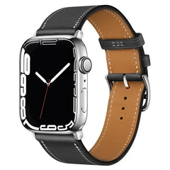 Leather strap For Apple watch band 44mm 45mm 41mm 40mm watchbands Loop bracelet for iWatch ultra 2 49mm series 10 9 8 7 6 5 4 SE
