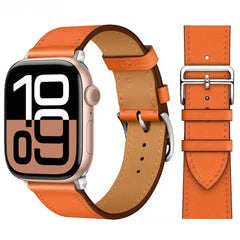 Leather strap For Apple watch band 44mm 45mm 41mm 40mm watchbands Loop bracelet for iWatch ultra 2 49mm series 10 9 8 7 6 5 4 SE