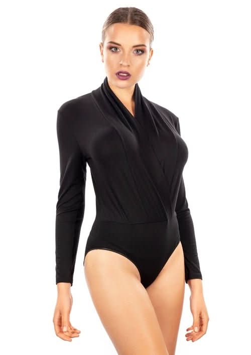 EGI (R) Exclusive Collections Long Sleeves Bodysuit. Proudly Made in Italy - Wear and Wander