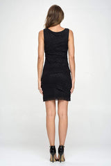 Elegant Layered Lace Bodycon Dress - Wear and Wander