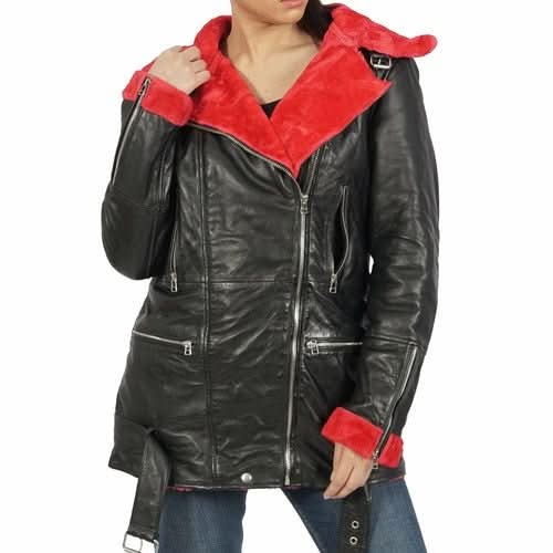 Elenore Real Leather Long Coat - Wear and Wander