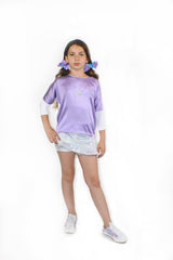 Emma, unicorn holographic short Skort - Wear and Wander