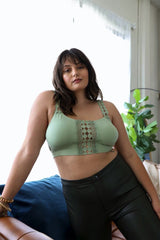 Eye Lace Applique Bralette - Wear and Wander