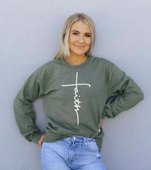 Faith Sweatshirt - Wear and Wander