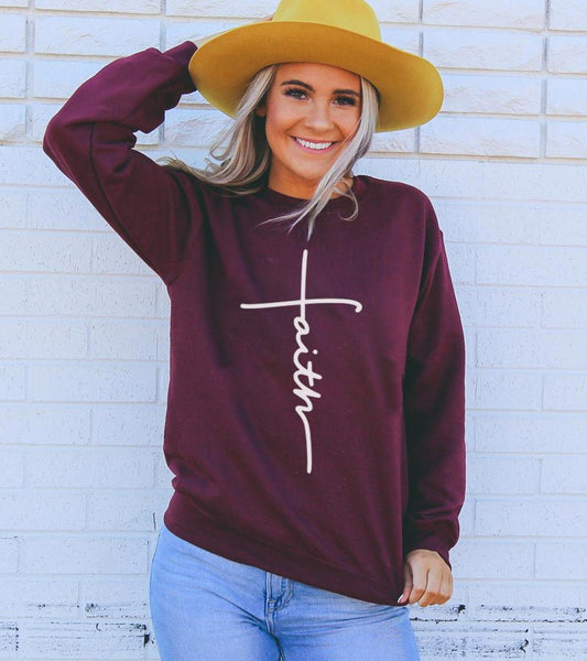 Faith Sweatshirt - Wear and Wander