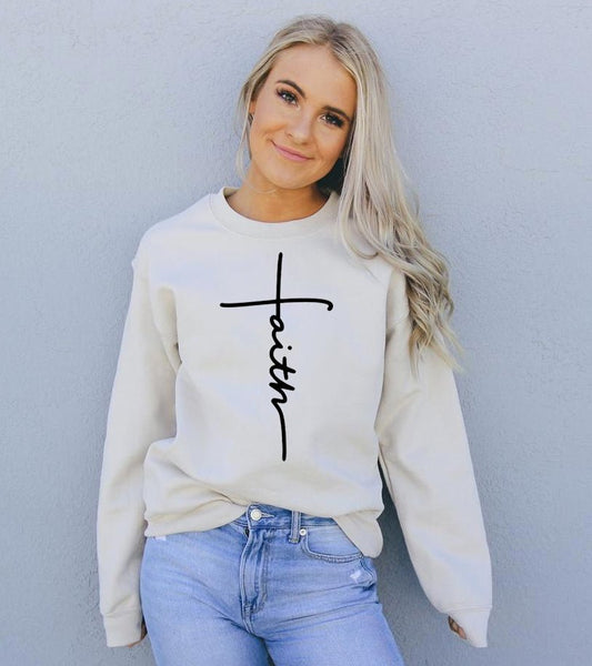 Faith Sweatshirt - Wear and Wander