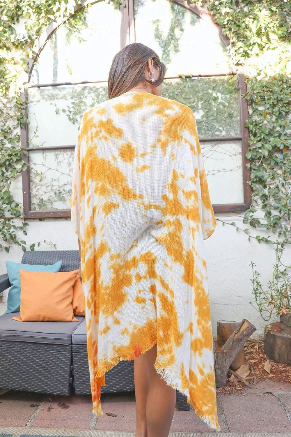Festive Tie - Dye Kimono - Wear and Wander