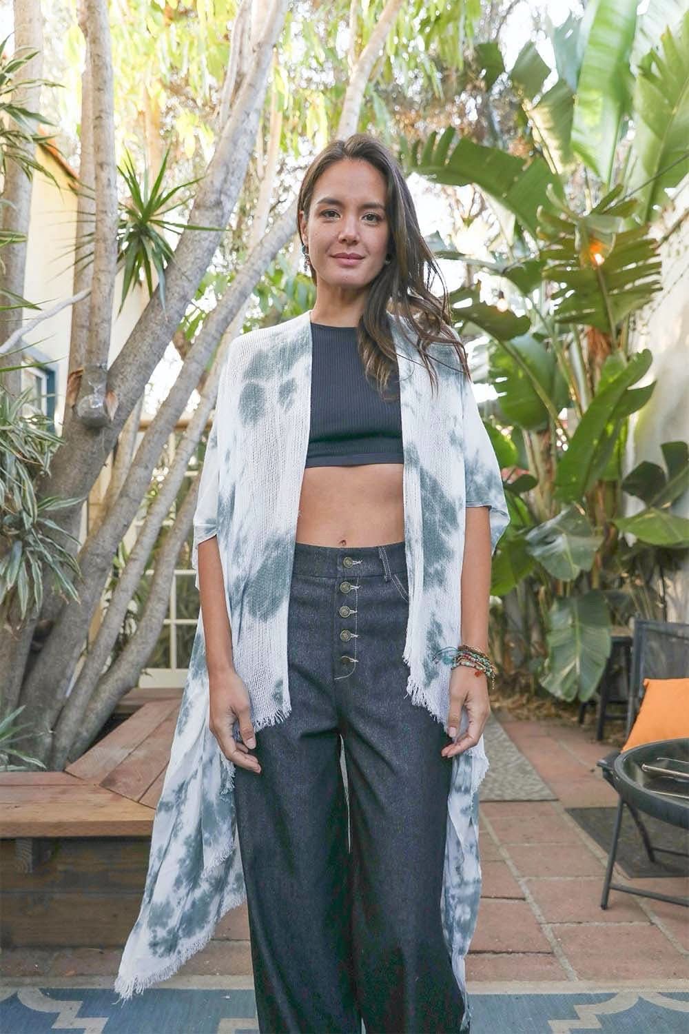 Festive Tie - Dye Kimono - Wear and Wander