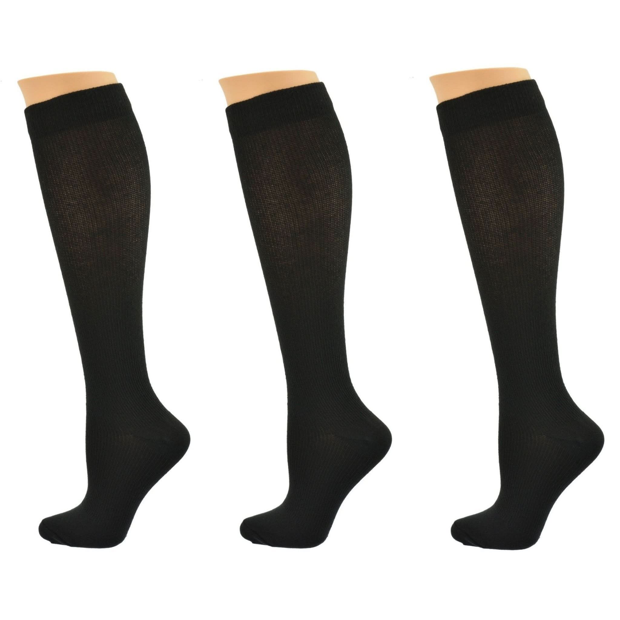 Firm Compression Cotton Knee - Hi 3 Pack - Wear and Wander