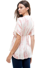 Flowy V - Neck Top with Relaxed Fit - Wear and Wander