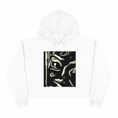 Flux Artistique Crop Hoodie - Wear and Wander
