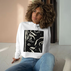 Flux Artistique Crop Hoodie - Wear and Wander