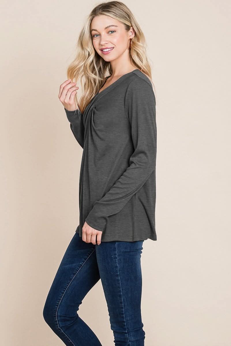 Fold knotted Twist Sweatshirts - Wear and Wander