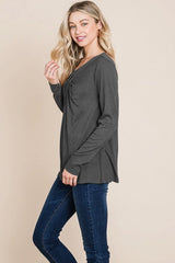 Fold knotted Twist Sweatshirts - Wear and Wander
