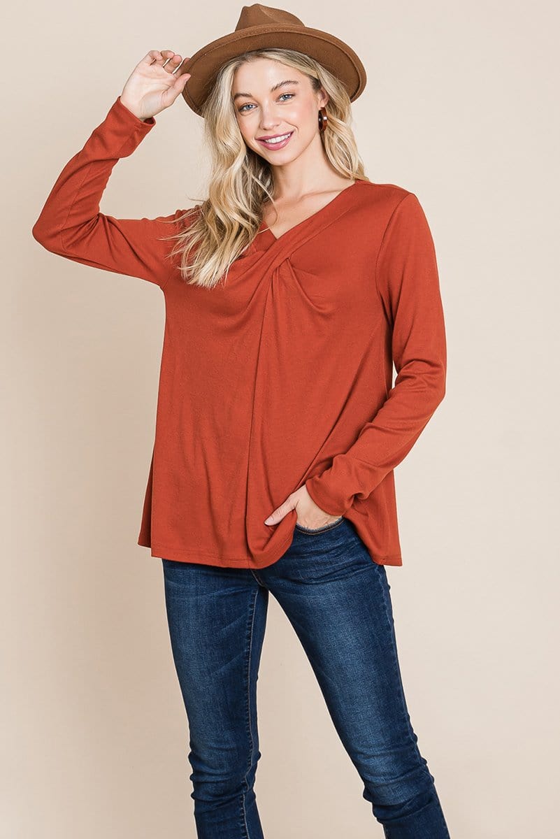 Fold knotted Twist Sweatshirts - Wear and Wander