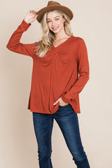 Fold knotted Twist Sweatshirts - Wear and Wander