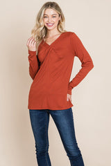 Fold knotted Twist Sweatshirts - Wear and Wander