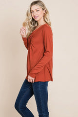 Fold knotted Twist Sweatshirts - Wear and Wander
