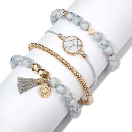 Four Piece Bracelet Set - Wear and Wander