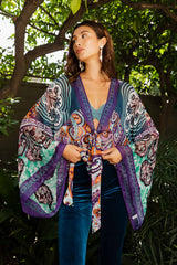 Free Spirit Boho Tie Front Wrap w/ Armholes - Wear and Wander