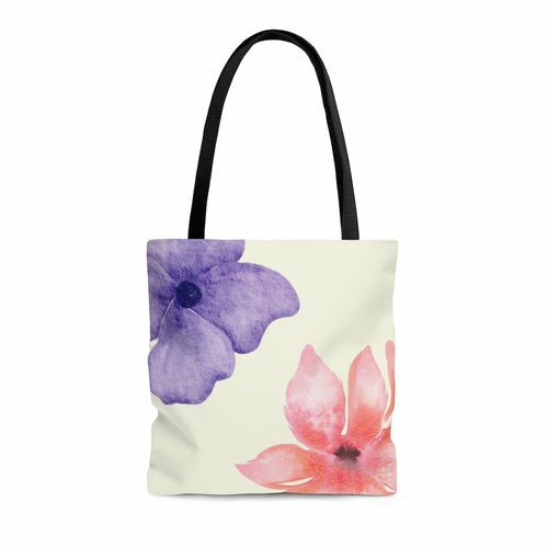 Fresh Floral Print Beach Shopper Tote Bag Medium - Wear n Wander