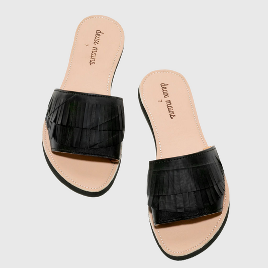 Fringe Slide Sandal