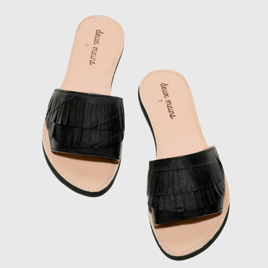 Fringe Slide Sandal - Wear and Wander